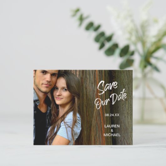 Script de pinceau blanc Enregistrer la carte posta (Debout devant)