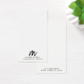Script de pinceau minimaliste Monogramme (Bureau)