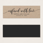 Script de relaxation Kraft rustique infusé d'amour (Devant & derrière)