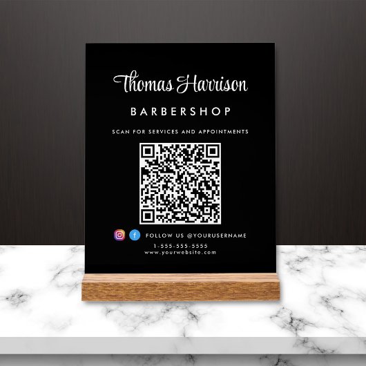 Script de signature élégant Code QR Entreprise Noi