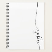 Script de signature élégant noir (Devant)