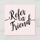 Script de signature rose - Référence client (Devant)