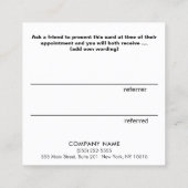 Script de signature rose - Référence client (Dos)