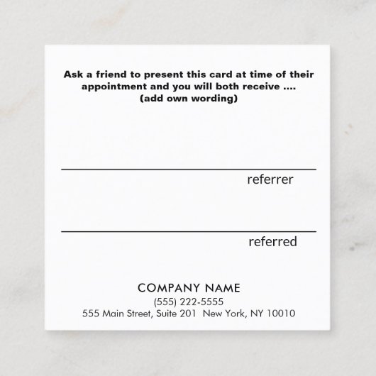 Script de signature rose - Référence client (Dos)