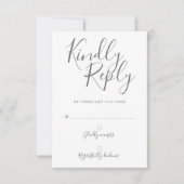 Script de signature simple moderne RSVP (Devant)