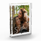 Script de soeurs Bloc photo moderne (Gauche)