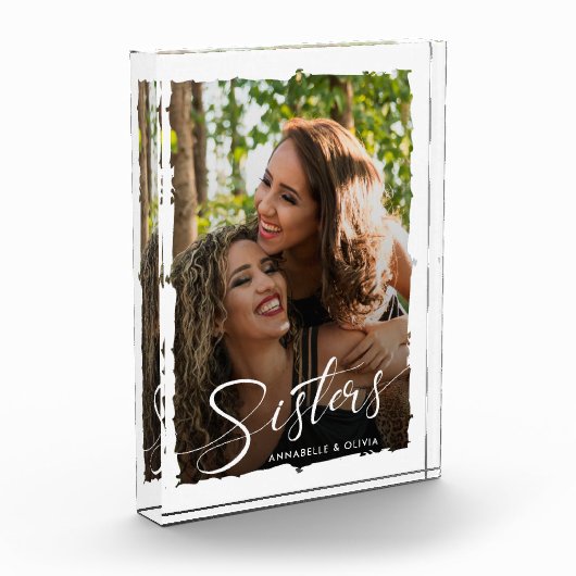 Script de soeurs Bloc photo moderne (Gauche)