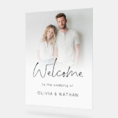 Script de superposition photo moderne Bienvenue au (Angle)