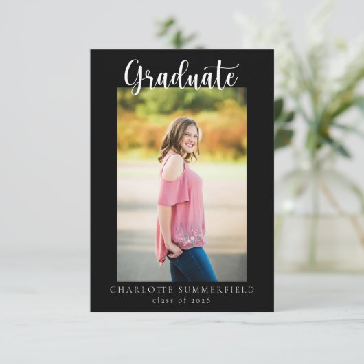 Script décontracté Deux photos | Faire-part de dip (Debout devant)