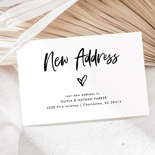 Script Décontracté et coeur chic | Faire-part de d