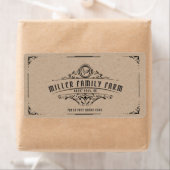 Script Decoratief Ornament Egg Carton Etiket (Insitu)