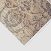 Script Decoratieve Ephemera Decoupage Tissuepapier (Detail)