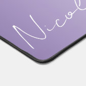 Script d'écriture manuscrite à dégradé violet pers (Coin)