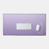 Script d'écriture manuscrite à dégradé violet pers (Clavier et souris)