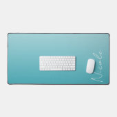 Script d'écriture manuscrite turquoise dégradé per (Clavier et souris)