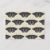 Script Diaper Raffle w/Sparkly Black Butterflies Informatiekaartje (Achterkant)