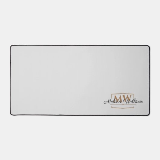 Script du nom du monogramme Silver White Gold (Recto)