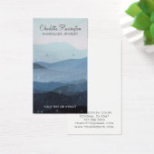 Script Earring Blue Mountains Jewelry Display Card (Bureau)