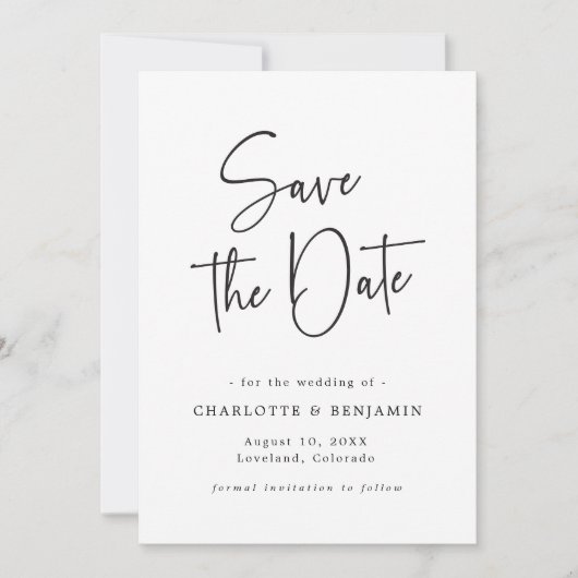 Script Eenvoudig Save the Date (Voorkant)
