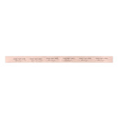 Script Elegant Bedankt Roos Gold Custom Lint (Voorkant)