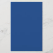 Script élégant Budget Menu Mariage bleu blanc (Dos)