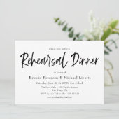 Script Elégant Dîner De Répétition Invitation (Debout devant)