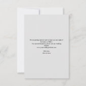 Script élégant Enregistrer la carte d'annonce de d (Dos)