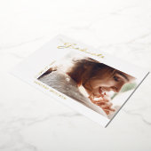 Script élégant et moderne | Photo Grad Faire-part (Rotation)