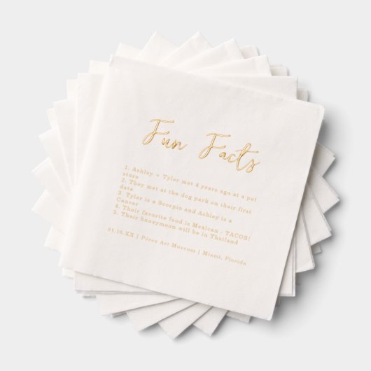 Script élégant | Fun Facts Mariage (Insitu (empilé))