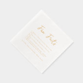 Script élégant | Fun Facts Mariage (Droite)
