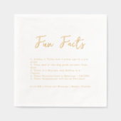 Script élégant | Fun Facts Mariage (Recto)