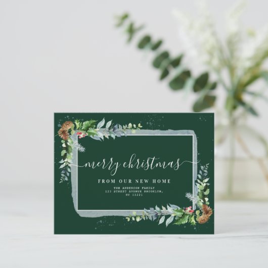 script élégant Joyeux Noël faire-part mobile (Debout devant)