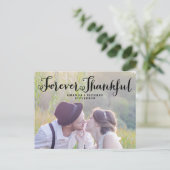 SCRIPT ÉLÉGANT MARIAGE POUR TOUJOURS CARTE POSTALE (Debout devant)