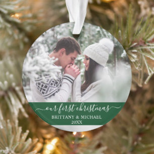 Script élégant Notre Premier Couple de Noël Ver