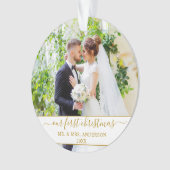 Script élégant Notre premier Or de Noël (devant)