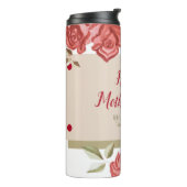 Script Elegant Trendy Modern Happy Mothers Day Thermosbeker (Gedraaid links)