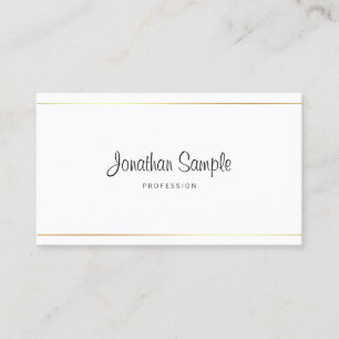 Script Elegante Calligrafie Modern Sober Luxe Visitekaartje