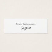 Script fait main avec amour. Balise Mini Hang Pers (Dos)