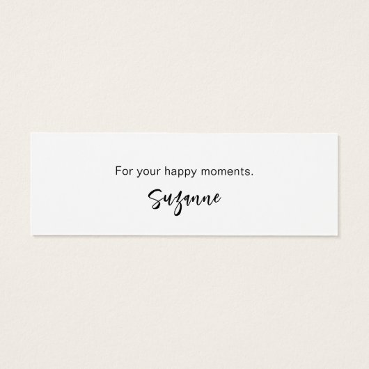 Script fait main avec amour. Balise Mini Hang Pers (Dos)