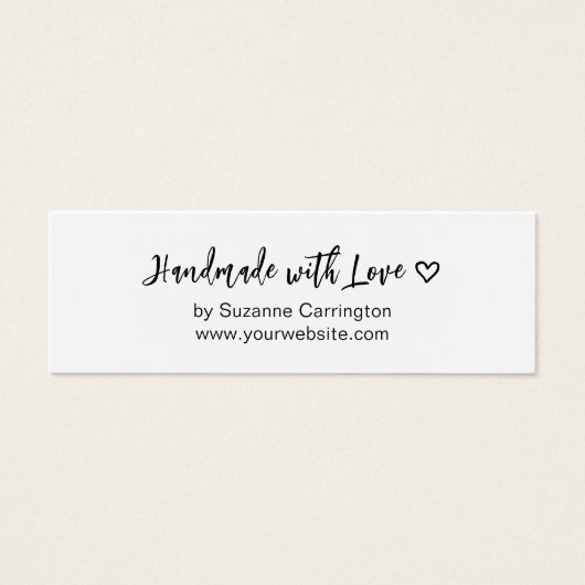 Script fait main avec amour. Balise Mini Hang Pers (Devant)