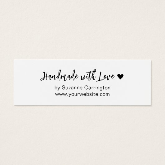 Script fait main avec Love Small Business Mini Car (Devant)