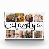 Script familial moderne Collage Chic 8 Bloc photo (Devant)