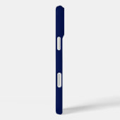 Script Familie Foto Navy Blauwe Case-Mate iPhone Case (Achterkant / Rechts)