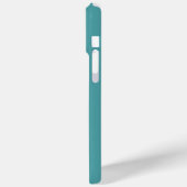 Script Familie Foto Teal Case-Mate iPhone Case (Achterkant / Links)
