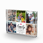 Script Familie is Alles Collage Hart Herinneringen Fotoblokken (Rechts)