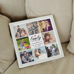 Script Familie is Alles Foto Collage Aandenken Poster