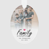 Script Family is Everything Modern Custom 2 Photo (devant)