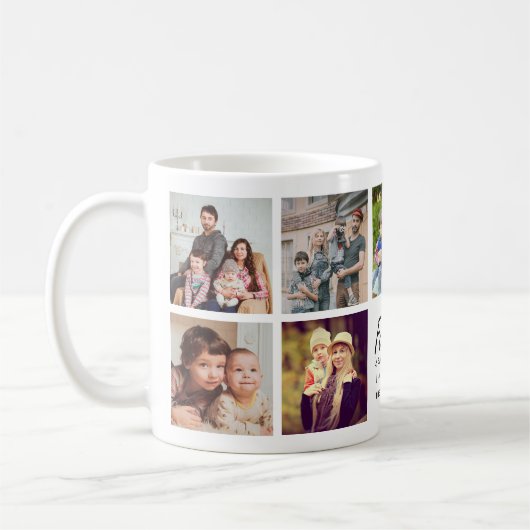 Script Family is Everything Photo Collage Keepsake Koffiemok (Links)