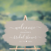 Script Fête des mariées Welcome Peinture Beige (Neutre)