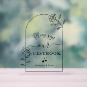 Script Fleurs Arche Livre d'Or de Mariage Personna (Neutre)